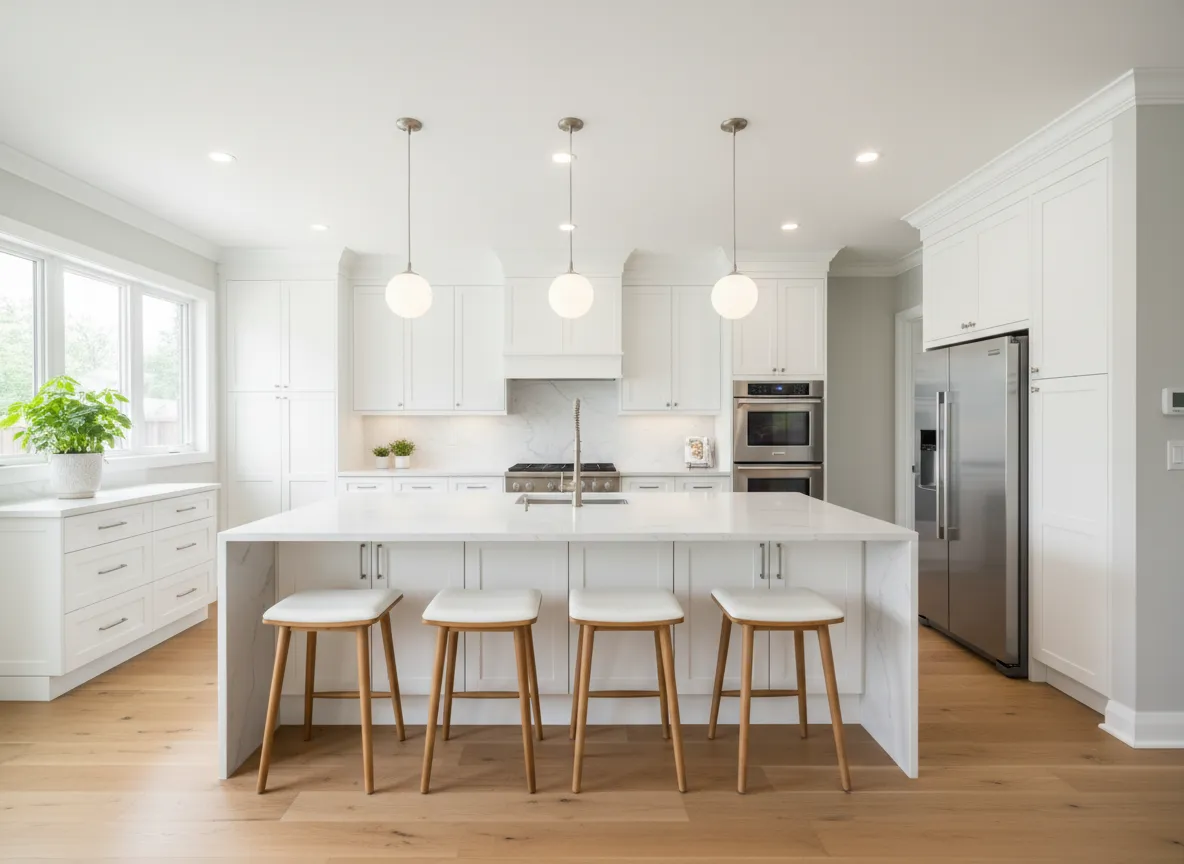 Modern renovated kitchen by Vasid Construction